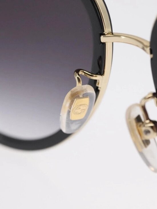 GUCCI Sunglasses metal Black Auth BA10537V main image 12